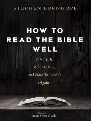 cover image of How to Read the Bible Well
